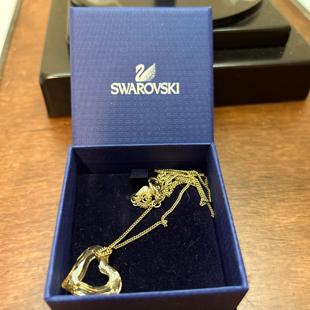 Swarovski heart pendant